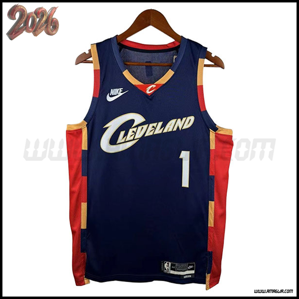 Maglia Cleveland Cavaliers (HARDEN #1) 2026/27 Blu/Rosso