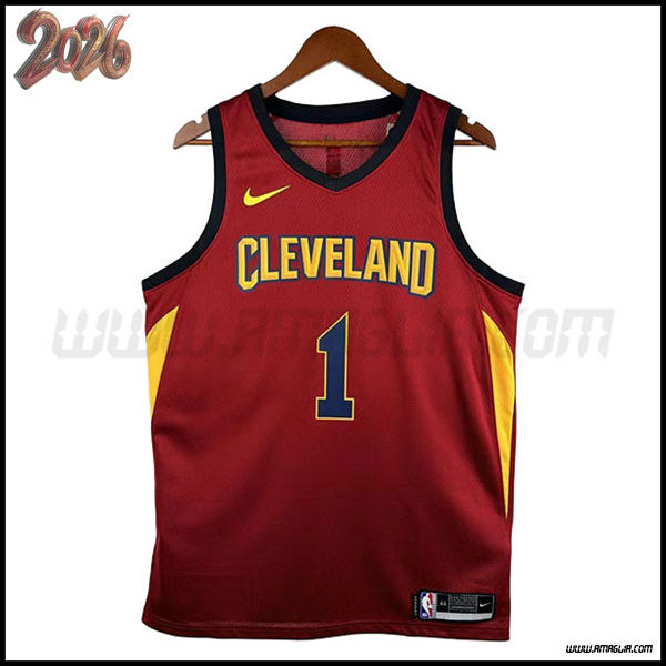 Maglia Cleveland Cavaliers (HARDEN #1) 2026/27 Rosso