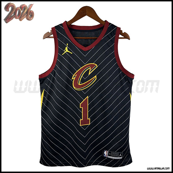 Maglia Cleveland Cavaliers (HARDEN #1) 2026/27 Nero/Rosso/Giallo