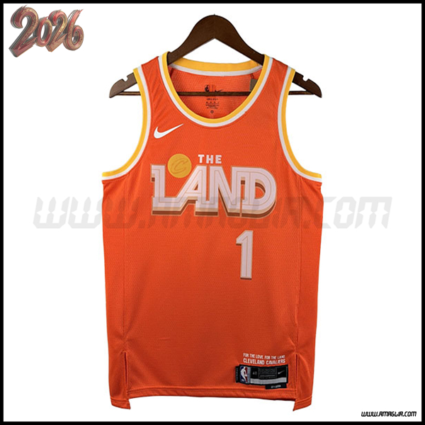 Maglia Cleveland Cavaliers (HARDEN #1) 2026/27 Arancia