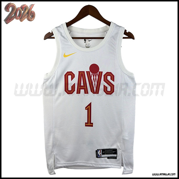 Maglia Cleveland Cavaliers (HARDEN #1) 2026/27 Bianco
