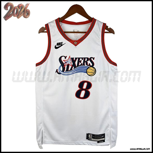 Maglia Philadelphia 76ers (GEORGE #8) 2026/27 Bianco