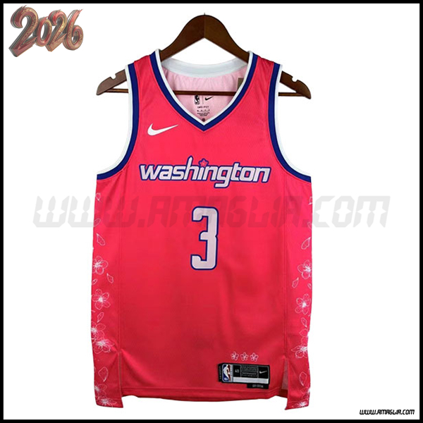 Maglia Washington Wizards (YONG #3) 2026/27 Rosso/Blu