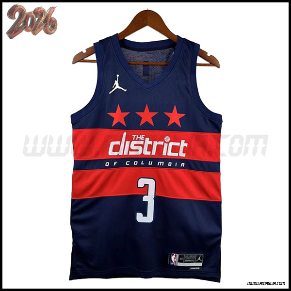 Maglia Washington Wizards (YONG #3) 2026/27 Blu/Rosso