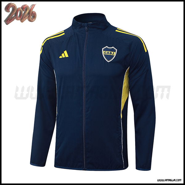Giacca A Vento Boca Juniors Blu Reale 2026/2027