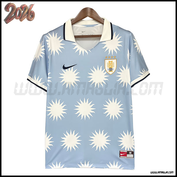 Maglia Squadra Uruguay Edizione Speciale Blu/Bianco 2026/2027