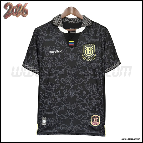 Maglia Squadra Ecuador Edizione del Centenario Nero 2026/2027