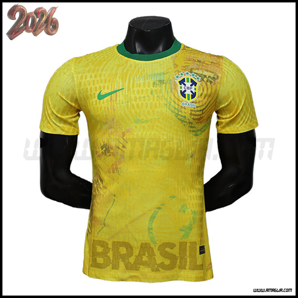Maglia Squadra Brasile Edizione Speciale GIALLO 2026/2027