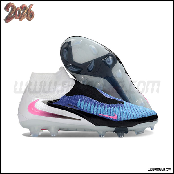 Nike Scarpe Da Calcio Phantom GX III Elite FG Blu/Bianco -02