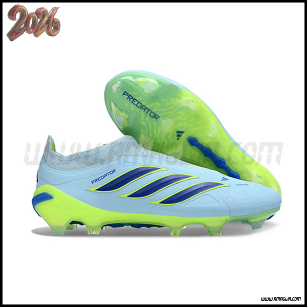 Adidas Scarpe Da Calcio 26 Predator Elite LL FG Blu/Verde