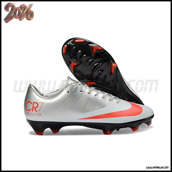 Nike Scarpe Da Calcio Mercurial Vapor 13 Elite FG Grigio/Arancia