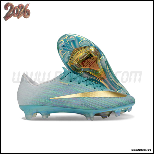 Nike Scarpe Da Calcio AIR Zoom Mercurial Vapor 17 Elite XXVI FG Blu/Giallo