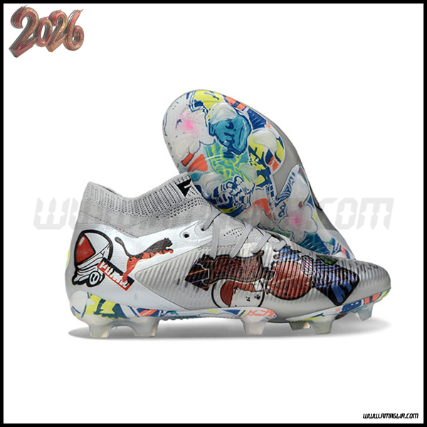 PUMA Scarpe Da Calcio FUTURE 8 ULTIMATE FG/AG Grigio -02