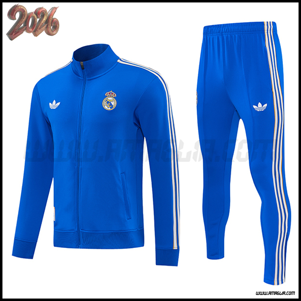 Tuta Allenamento Giacca Real Madrid Blu 2026/2027