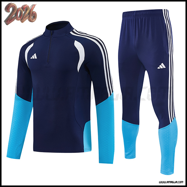 Tuta Allenamento Adidas Blu Reale 2026/2027