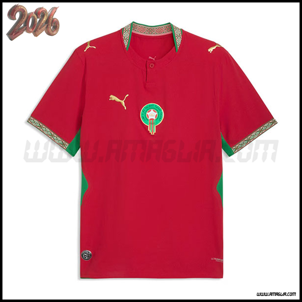 Prima Nuovo Maglia Squadra Marocco Coppa del Mondo 2026