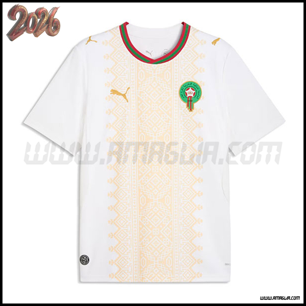 Seconda Nuovo Maglia Squadra Marocco Coppa del Mondo 2026