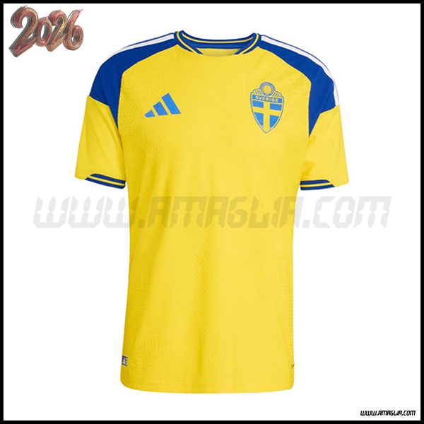 Prima Nuovo Maglia Squadra Svezia Coppa del Mondo 2026