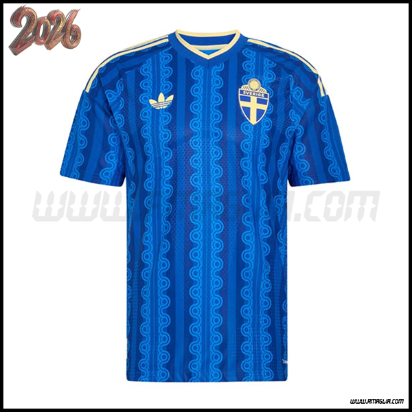 Seconda Nuovo Maglia Squadra Svezia Coppa del Mondo 2026