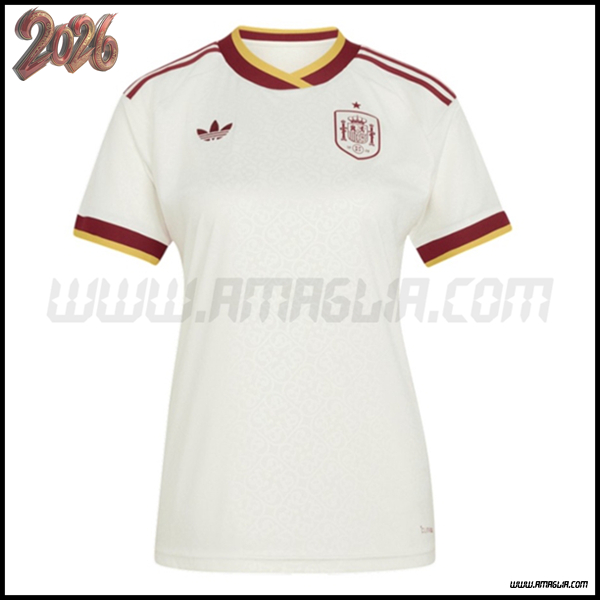 Seconda Nuovo Maglia Squadra Spagna Coppa del Mondo 2026