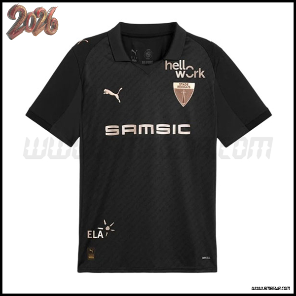 Maglia da Stade Rennais Edizione del 125° anniversario Nero 2025/2026