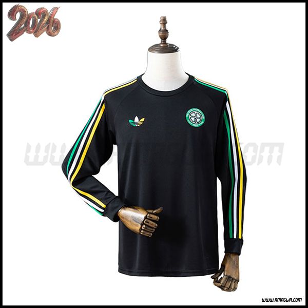 Maglia da Celtic FC Maniche Lunghe Edizione Speciale Nero 2026/2027
