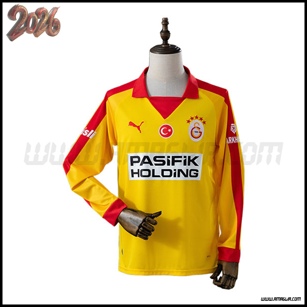 Maglia da Galatasaray Maniche Lunghe Edizione Speciale GIALLO 2026/2027
