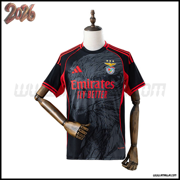 Maglia da Benfica Edizione Speciale Nero 2026/2027