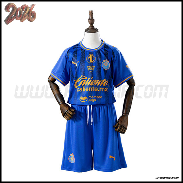 Terzo Maglia Calcio Chivas Bambino 2025/2026