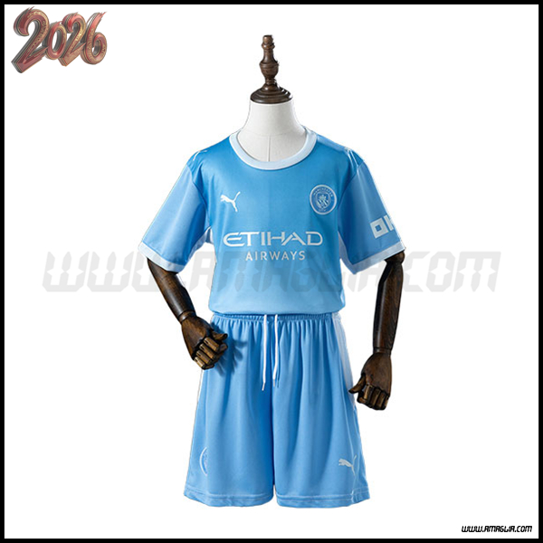 Prima Maglia Calcio Manchester City Bambino 2026/2027