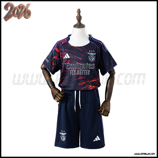 Maglia Calcio Benfica Bambino Quarto 2025/2026