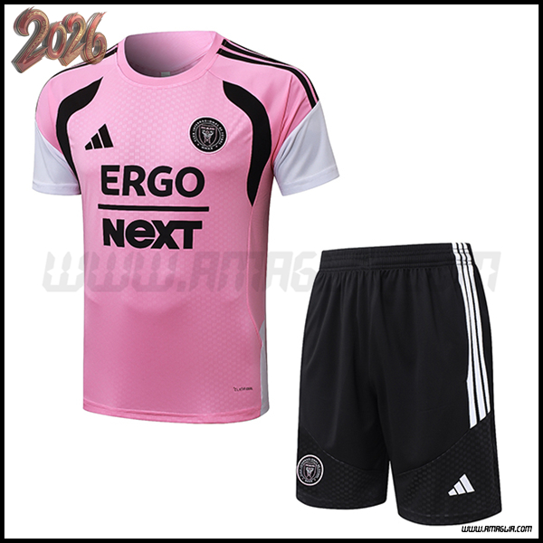Kit Maglia Allenamento Inter Miami CF Rosa/Nero 2026/2027