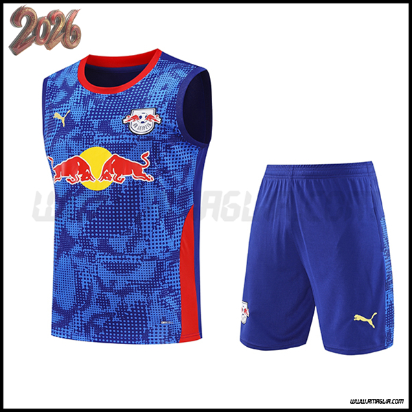 Kit Canotta Allenamento New York Red Bulls Blu/Rosso 2026/2027