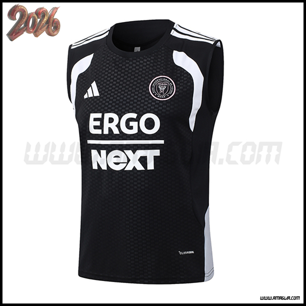 Canotta Allenamento Inter Miami CF Nero/Bianco 2026/2027