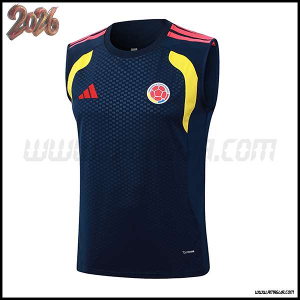 Canotta Allenamento Colombia Blu Reale 2026/2027