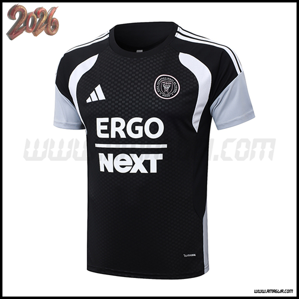 Training T-Shirt Inter Miami CF Nero/Bianco/Grigio 2026/2027