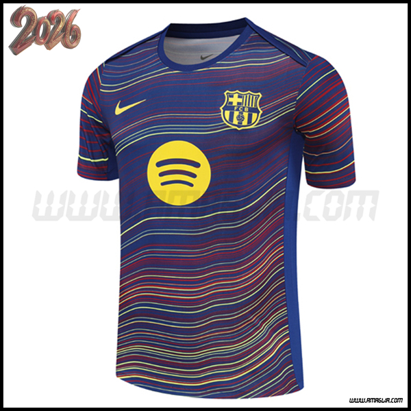 Training T-Shirt FC Barcellona Blu 2025/2026