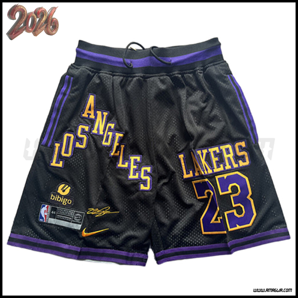 Pantaloncinis NBA Los Angeles Lakers 2026/27 Nero/viola