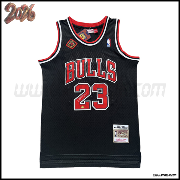 Maglia Chicago Bulls (JORDAN #23) 2026/27 Nero/Rosso