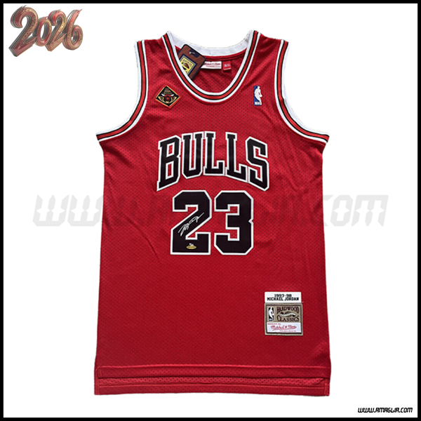 Maglia Chicago Bulls (JORDAN #23) 2026/27 Rosso/Nero