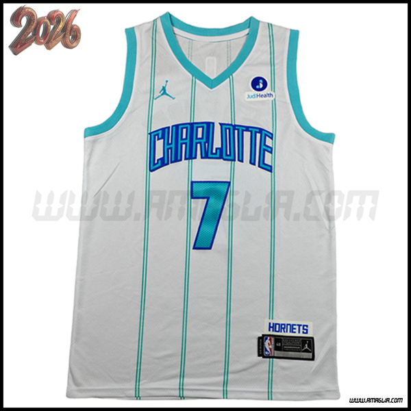 Maglia Charlotte Hornets (KNUEPPEL #7) 2026/27 Bianco/Verde