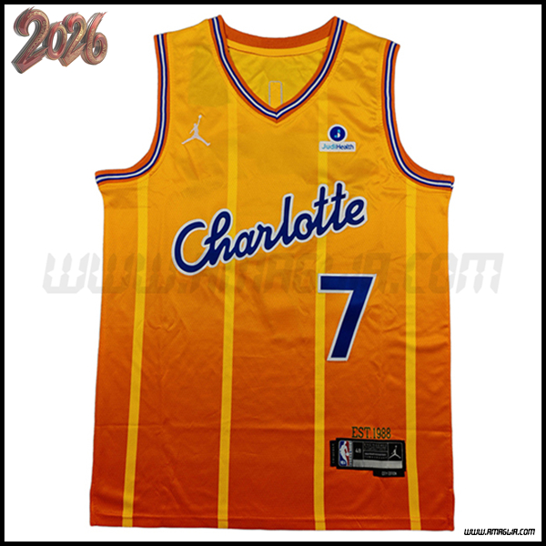 Maglia Charlotte Hornets (KNUEPPEL #7) 2026/27 Arancia