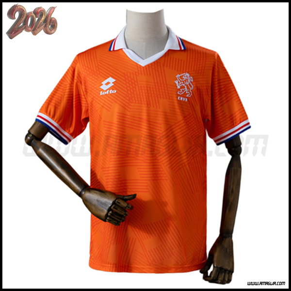 Prima Maglia Calcio Paesi Bassi Retro 1994