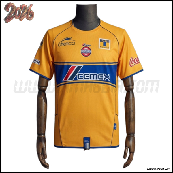 Prima Maglia Calcio Tigres UANL Retro 2005/2006