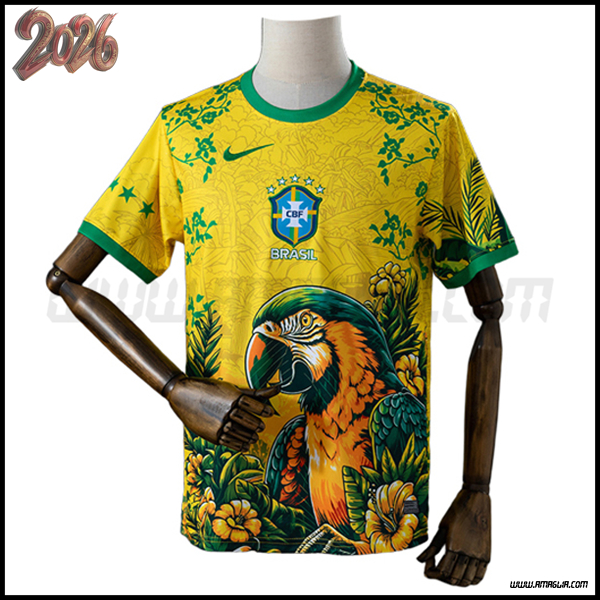 Maglia Squadra Brasile Edizione Speciale GIALLO 2026/2027