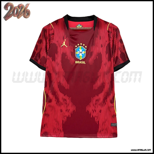 Maglia Squadra Brasile Edizione Speciale Rosso 2026/2027