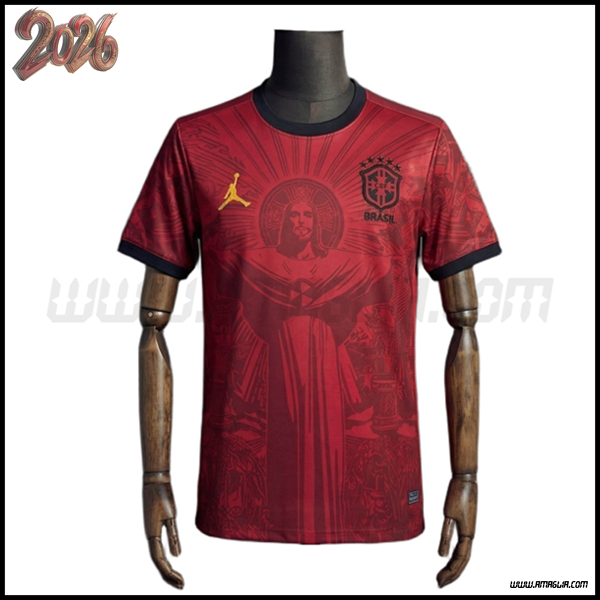 Maglia Squadra Brasile Edizione Speciale Rosso 2026/2027