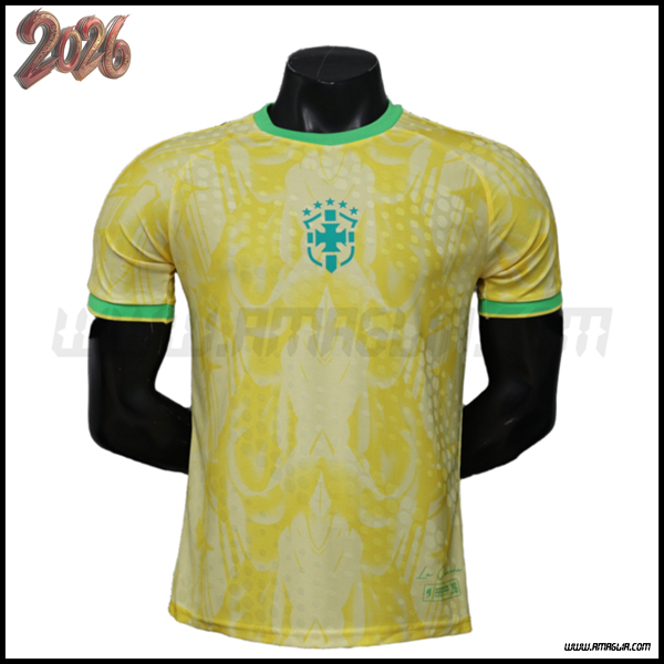 Maglia Squadra Brasile Edizione Speciale GIALLO 2026/2027