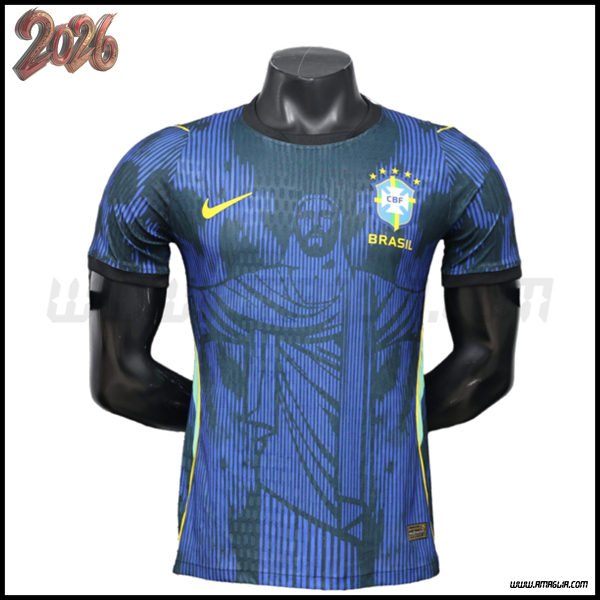 Maglia Squadra Brasile Edizione Speciale Blu 2026/2027