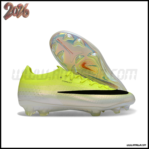 Nike Scarpe Da Calcio AIR Zoom Mercurial Vapor 17 Elite XXVI FG Verde/Nero/Bianco